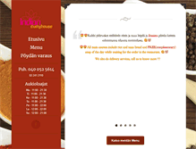 Tablet Screenshot of indiancurryhouse.fi